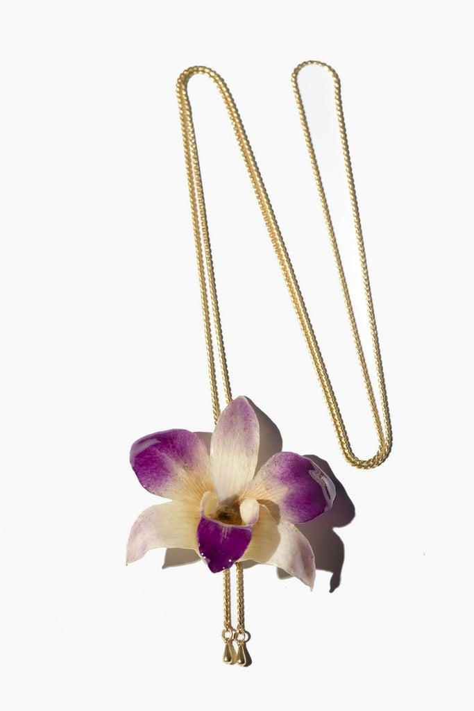 Plaque protection fleur d'orchidée