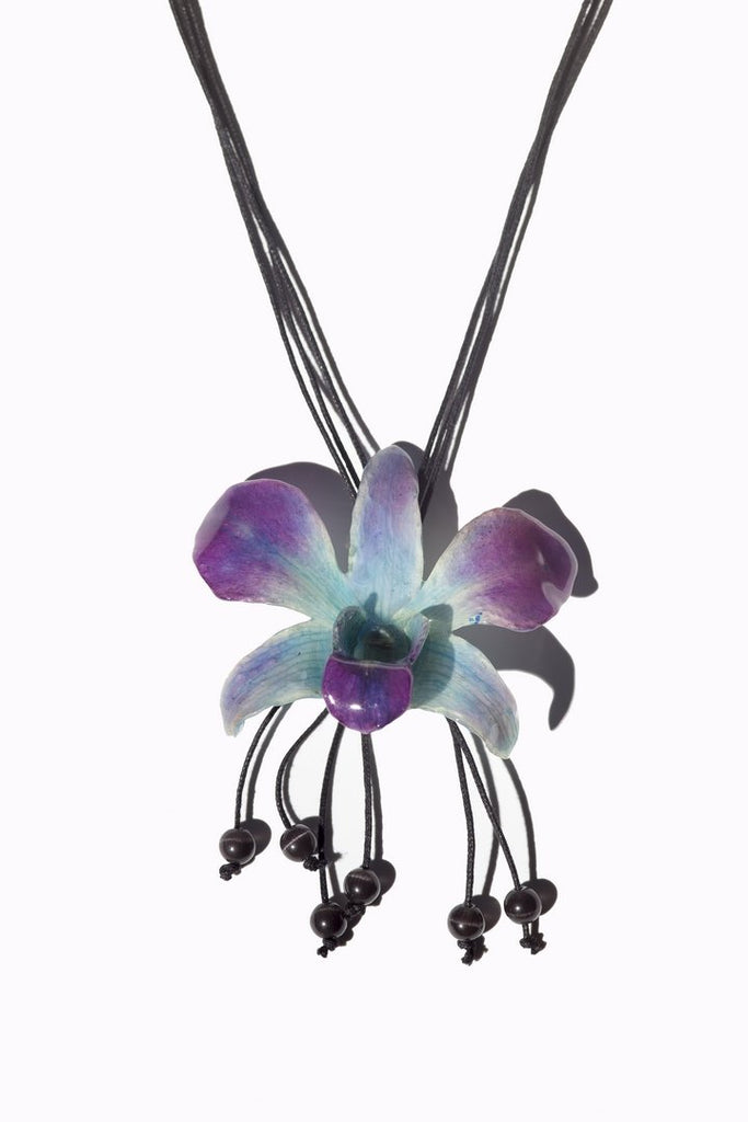 Cordon "Orchidée Naturelle Dendrobium"