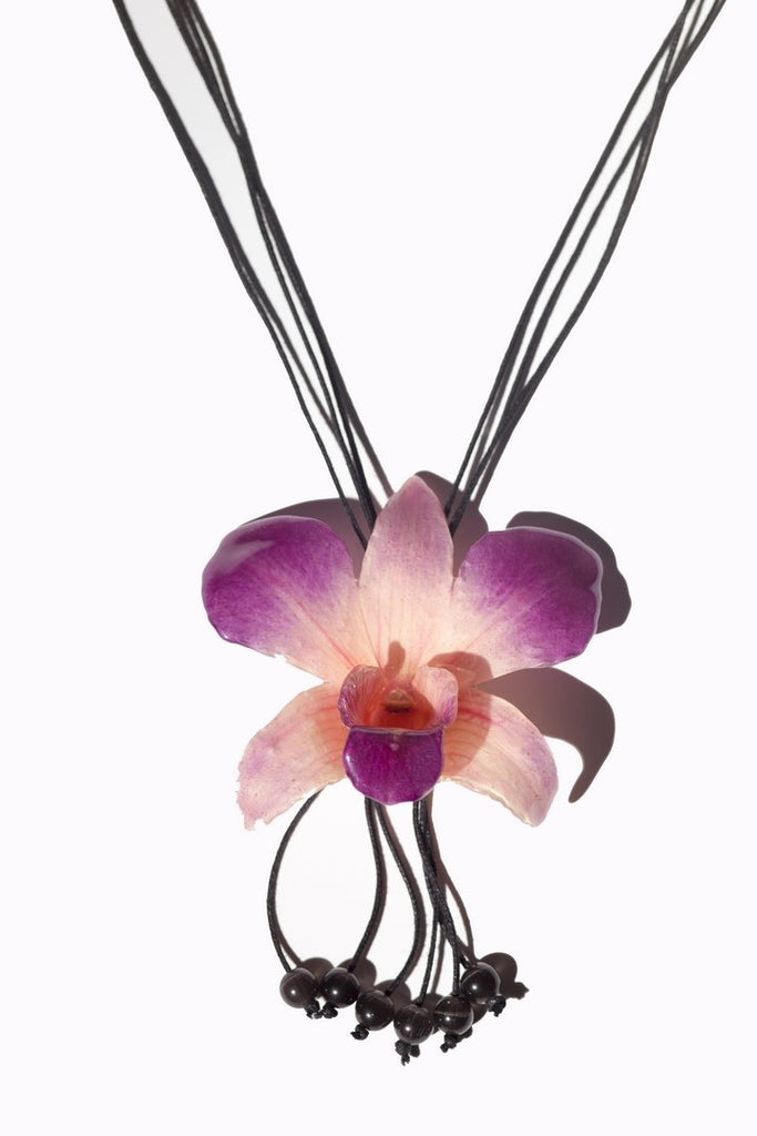 Cordon "Orchidée Naturelle Dendrobium"