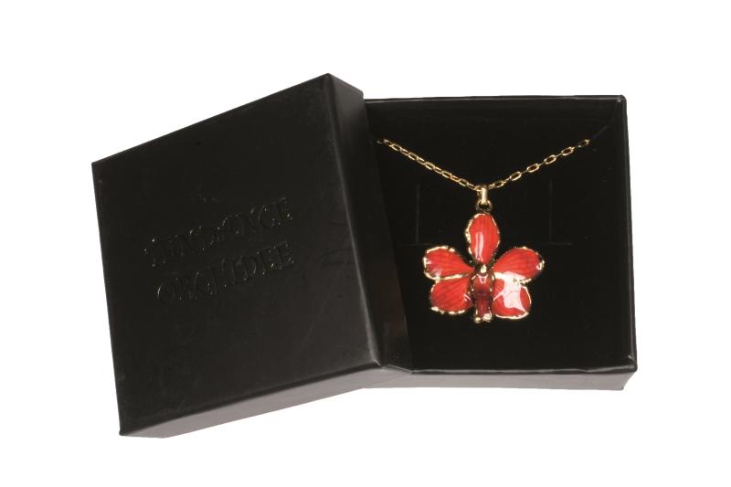 Pendentif Orchidée "Ascocenda"